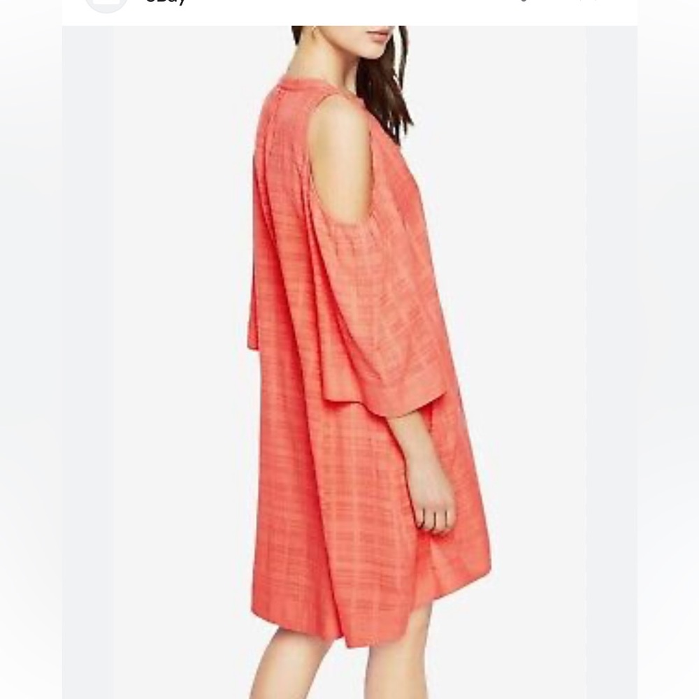 BCBGMAXAZRIA Regan Cold Shoulder Dress Size L